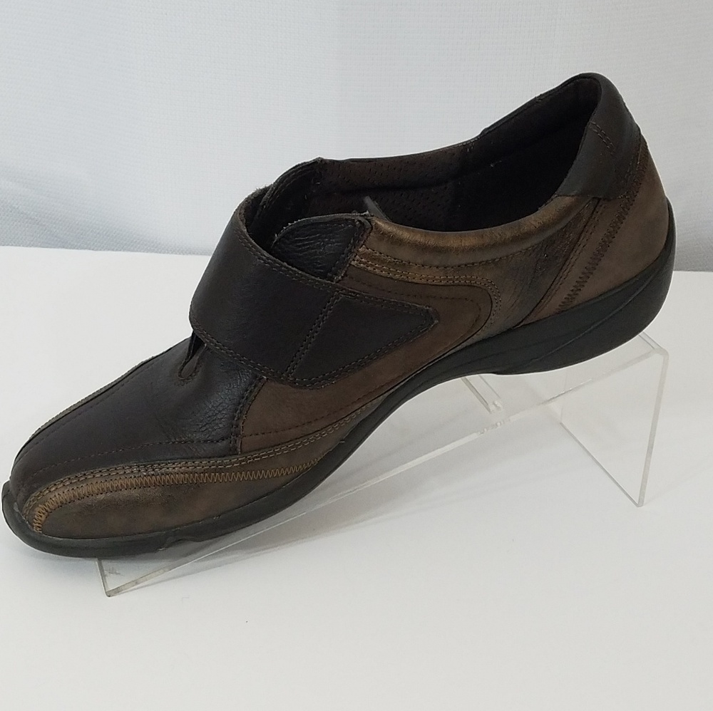 Ecco Brown Leather Athletic Shoes EUC